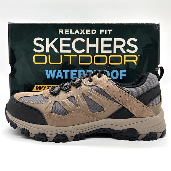 Skechers Outdoor Shoes Mens 13 Selmen Waterproof Relaxed Fit Air-Cooled Memory - Picture 1 of 11